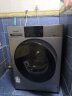 松下(Panasonic)滚筒洗衣机全自动 洗烘一体10公斤 空气洗 除螨除菌 BLDC电机 筒自洁 XQG100-ND1YS银色 实拍图