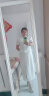 佰蓝娇改良旗袍连衣裙2024夏季新款女装高级感气质新中式国风包臀裙套装 米白色 XL（建议125斤内） 晒单实拍图