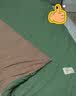 海澜之家（HLA）被套单件纯棉100%全棉被罩新疆棉150x200亲肤柔软舒适家用床罩 时尚绿+橄榄咖 220*240cm 实拍图