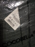 COCOBELLA双面色织竖条纹保暖羊毛休闲裤职业通勤宽松直筒裤PT568 灰条 XL 实拍图