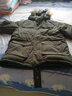 君羽户外羽绒服男中长款800高蓬白鹅绒工装加厚防风保暖鹅绒服C52035 橄榄绿 3XL （推荐191-210斤） 实拍图