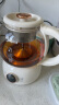 美的（Midea）煮茶器煮茶壶花茶壶 养生壶迷你恒温电热水壶蒸茶器喷淋式316L不锈钢烧水壶黑茶茶具1升YSTM-Z11 实拍图