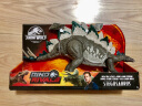美泰（mattel）新品美泰侏罗纪恐龙玩具侏罗纪世界2反派迅猛龙电影 声效三挡可动角鼻龙GWD06D(92) 实拍图