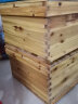 蜂之家蜜蜂蜂箱全套中蜂养蜂箱土蜂煮蜡诱蜂巢框套餐杉木养蜂工具批发 【7礼】煮蜡蜂箱+10个中蜂框 实拍图