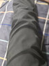 帛米图（BOMITU）冰丝裤子男夏季薄款休闲长裤潮流百搭男士工装宽松束脚速干九分裤 灰色 L 105-125斤 实拍图