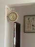 康巴丝欧式钟表双面挂钟摇摆钟客厅卧室石英钟双面钟 2863B象牙白双面钟 实拍图