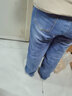 雷公馆 牛仔裤女新款宽松阔腿裤直筒高腰显瘦休闲百搭拖地长裤双腰裤 蓝色 29 实拍图