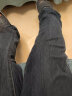 第五街中腰修身直筒韩版牛仔裤女装弹力休闲针织裤111582-201M0 酵洗蓝002 34 晒单实拍图