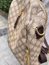 杜莎菲尼（DOSRFINI）奢侈品包包女包双肩包女大容量防盗旅行背包520情人节生日礼物 咖色【送老婆送女友】 实拍图