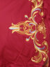 百丽丝 水星家纺出品 结婚四件套 婚庆纯棉刺绣 婚房套件大红色床上用品 晒单实拍图