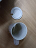 莲泽 陶瓷咖啡杯子马克杯情侣杯创意早餐杯子办公水杯带盖带勺子 数字12配瓷盖瓷勺 实拍图