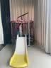 JHSYWY儿童蹦蹦床家用室内小孩宝宝跳跳床带护网家庭蹦床小型蹦蹦床床 1.2米 带萌象滑梯+单杠/炫彩 360°防撞环扶手 实拍图
