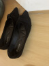 朴尼斯 Pounise 单鞋女韩版大码船鞋平底柔软 PQM-02 黑色 40/250(1.5)  实拍图