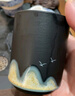 木客陶瓷远山中国风主人杯单杯大号情侣杯一对功夫茶具品茗杯喝茶杯子 远山大号主人杯-一对黑白款 实拍图