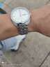 天王（TIAN WANG）男手表商务自动机械表钢带防水双日历品牌腕表新年礼物送爸爸5812 简洁大方 白盘带机械男表 实拍图