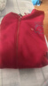 真维斯（Jeanswest）外套女连帽开衫卫衣女装春秋冬季新款宽松休闲潮流韩版学生上衣服 酒红 眨眼熊_K 2XL 实拍图