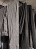 恒源祥男士内衣秋衣秋裤套装保暖内衣100％纯棉抗菌薄款打底棉毛衫冬季 【100%纯棉】深灰+浅灰(V领2套) XL (175/100) 实拍图