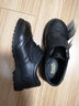 四季熊SEASONBEAR男童皮鞋新款儿童牛头层真皮黑色皮鞋小中大童布洛克英伦风表演鞋 黑色（魔术贴款） 30 实拍图