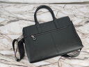 Cohnim kevin奢侈品男士公文包手提电脑文件单肩斜跨包送男友老公生日礼物实用 【百搭精英商务范】c01845黑色 【顺丰发货】 13英寸 实拍图