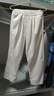 趣米乐冰丝山本裤子女装夏季新款小个子宽松潮流高腰垂感直筒阔腿休闲裤 杏色 M 【建议90-110斤】 实拍图