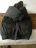 品汇菲大码女装棉服外套秋冬棉袄加肥微胖mm学生ins藏遮肚子保暖棉衣潮 黑色 3XL 大建仪170-190斤 实拍图