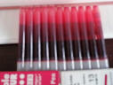 百乐（PILOT）平行钢笔彩色墨胆墨水囊 百乐钢笔水性颜料墨水囊IC-P3-S6-R 红色6支装  晒单实拍图