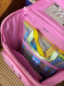 剑桥树儿童书包小学生女孩1-3-6年级减负护脊大容量轻便减压背包双肩包 蝴蝶结A:玫粉色大码 实拍图