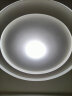 圆形led吸顶灯外壳罩简约 房间阳台走廊厨房灯罩子防刺眼配件 旋口灯罩口径22.5cm 实拍图