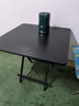 曙亮折叠桌 餐桌便携式户外摆摊小桌子家用小户型方桌80*80*74黑色 实拍图