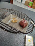 瓷牌茗茶具 茶盘保护垫 茶席 茶垫 竹席纤维防水耐磨 功夫茶具茶道配件 小号银灰色29*19CM 实拍图