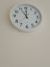 康巴丝（Compas） 挂钟走时客厅办公室钟表挂墙2024新款简约创意时钟时尚石英钟 6026咖色41CM 实拍图