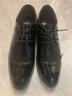 卡帝乐鳄鱼（CARTELO）男鞋商务正装鞋职场低帮潮流系带皮鞋子男1057 黑色 44 实拍图