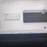 罗技（Logitech） K580 无线蓝牙键盘 超薄键盘 安静办公学生手机支架键鼠套装平板电脑办公键鼠套装 毕业高考礼物 K580 星空灰+M650黑(中小手套装) 实拍图