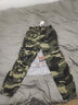 沃巴伦夏季迷彩工装裤男士薄款休闲束脚裤日系小脚裤宽松大码工装工作裤 纯棉迷彩单裤 4XL  建议175-190斤 实拍图