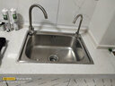 卓浴卫浴水槽单槽304不锈钢厨房洗菜盆洗碗池洗菜池 【304】尊享版60*45水槽套装配角阀 实拍图