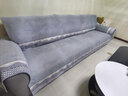 木儿家居 沙发垫坐垫防滑套罩三人沙发垫子四季通用沙发罩巾 yz海浪-灰色(灯芯绒) 一片70cm宽*70cm长# 实拍图