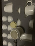 苏氏陶瓷（SUSHI CERAMICS）描金羊脂玉三才盖碗泡茶壶德化陶瓷中国白功夫大套组礼盒装 实拍图