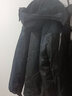 左斯客加绒加厚棉衣外套秋冬季青年韩版连帽棉服外套男棉袄户外骑行防寒 黑色 5XL 实拍图