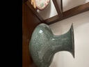 loyo景德镇瓷器工艺品新中式陶瓷台面小花瓶装饰仿真花艺客厅插花摆件 绿釉开片-赏瓶 实拍图