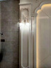 波西尔 新款轻奢客厅背景墙卧室床头水晶壁灯 欧式美式乡村法式楼梯壁灯 （两头）8360-2壁灯  白光 晒单实拍图