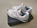 NEW BALANCE NB574官方休闲鞋男鞋女鞋夏季透气网鞋复古经典百搭网面运动鞋 浅灰色 ML574EVW 45 (脚长29cm尺码详询客服) 实拍图