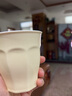 MAVO 陶瓷咖啡杯 卡布奇诺拿铁拉花杯子 咖啡馆北欧简约杯子230cc 布丁黄 实拍图