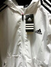 Adidas阿迪达斯男装春季新款运动服休闲户外连帽梭织风衣夹克外套IM8806 IB0382-白色/内里网衬 XL /185/104A 实拍图