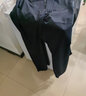 罗蒙（ROMON）男士商务西裤2026直筒宽松男裤西装裤春秋季加绒休闲长裤子通勤裤 黑色 秋季 厚款 40 腰围三尺一 实拍图