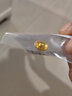 金定缘 黄金转运珠路路通足金999本命年 红绳手链黄金配件diy送女友 18.元宝约0.13-0.16g 实拍图