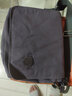 思牧（SIMU）新款单肩包帆布包男士复古挎包大容量翻盖包简约潮流男包邮差包 灰色横款 实拍图