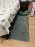 欣临简约现代珊瑚绒地毯客厅茶几家用房间卧室满铺可爱可定制 银灰色 80cm*160cm 实拍图