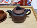 尊壶紫砂壶手工茶具龙尊泡茶壶名家李静原矿紫泥绞泥礼品泡茶器 李静 绞泥龙尊 320ml 实拍图