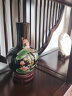 景秀缘 景德镇陶瓷器 乌金釉荷花天球瓶 现代家居客厅酒柜博古架工艺品摆件 带旋转底座 天球瓶 实拍图
