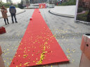 迪茵（DIYIN）红地毯婚庆结婚舞台迎宾脚垫楼梯红毯一次性 1.0米宽10米长定制 实拍图